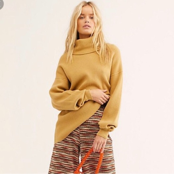 FREE PEOPLE | Popcorn soft cowl balloon sleeves M - Picture 13 of 14